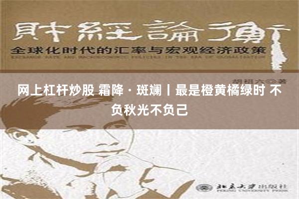 网上杠杆炒股 霜降 · 斑斓丨最是橙黄橘绿时 不负秋光不负己