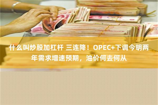 什么叫炒股加杠杆 三连降！OPEC+下调今明两年需求增速预期，油价何去何从