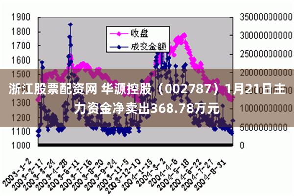 浙江股票配资网 华源控股（002787）1月21日主力资金净卖出368.78万元